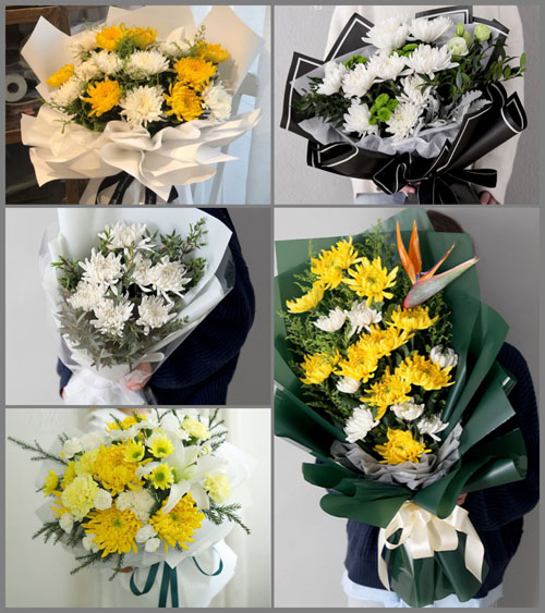 山东潍坊高密市密水街道白事花束代送